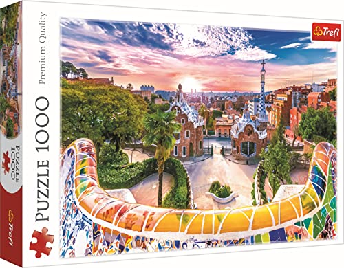 trefl-red-10711-coucher-de-soleil-barcelone-puzzle-1000-pi-ces image 7
