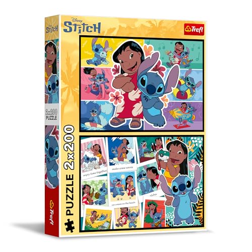 trefl-red-lilo-stitch-puzzle-ado-2x200-pi-ces-collage image 8