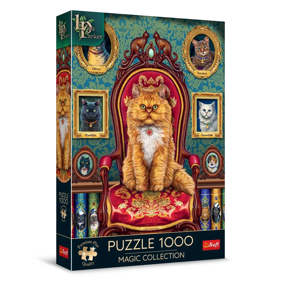 trefl-premium-plus-la-folie-des-chats-puzzle-1000-pi-ces-magic image 1