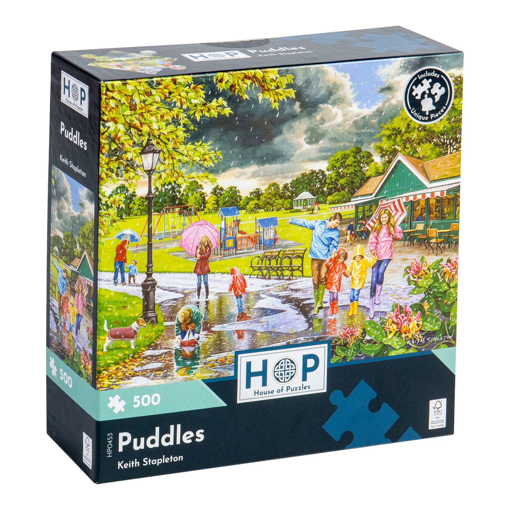 house-of-puzzles-puzzle-500-pi-ces-puddles-d-butant-34x48 image 1