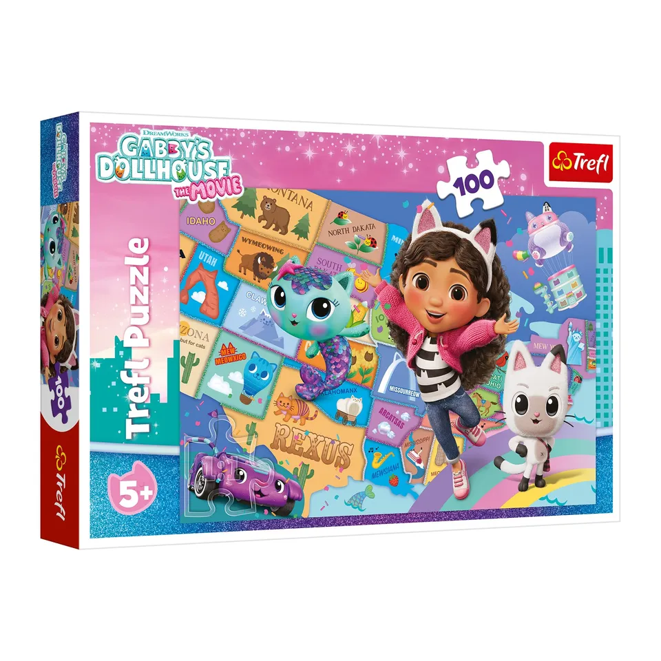 trefl-red-gabby-s-dollhouse-puzzle-100-pi-ces-5-ans image 1
