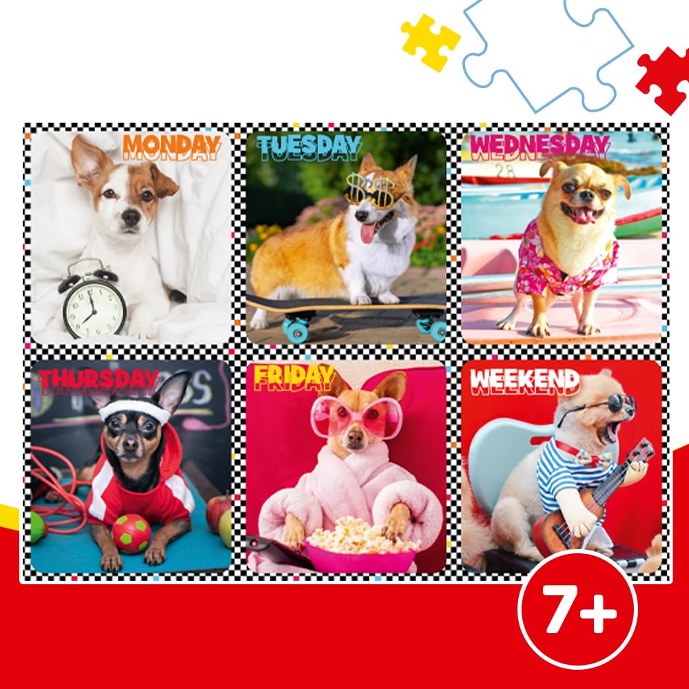 trefl-red-heureux-dogs-puzzle-200-pi-ces-7-ans-chiens image 2