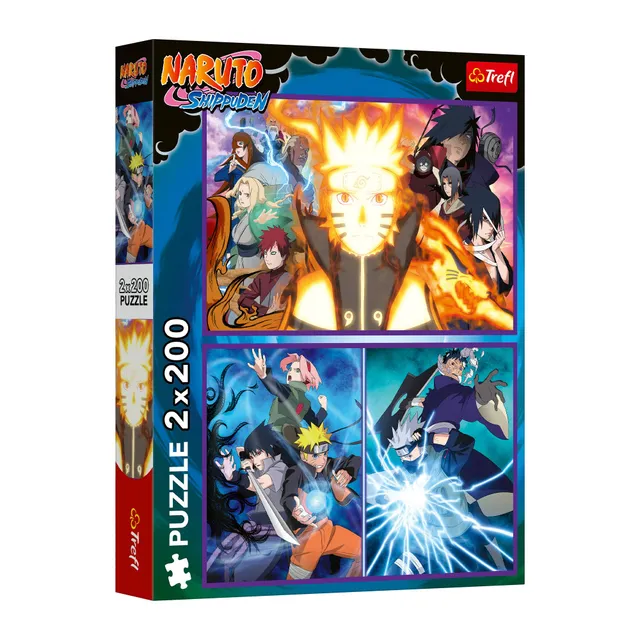 trefl-red-naruto-shippuden-puzzle-2x200-pi-ces-ninja image 1