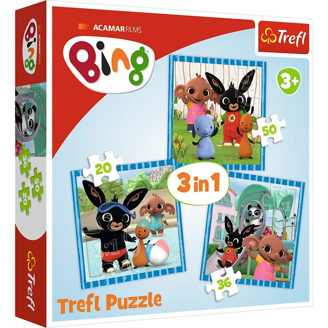 trefl-red-bing-puzzle-enfant-3-en-1-20-50-pi-ces-3-ans image 1