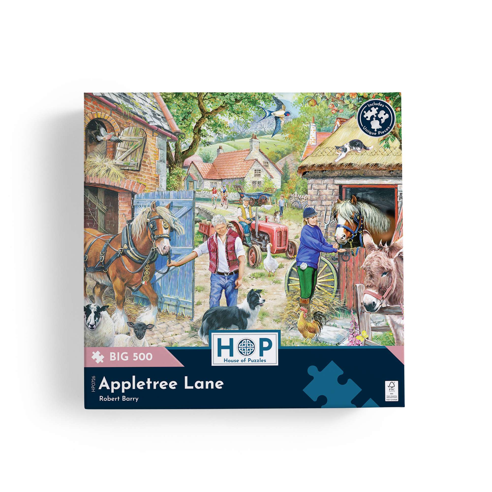 house-of-puzzles-appletree-lane-puzzle-big-500-pi-ces-ferme image 4