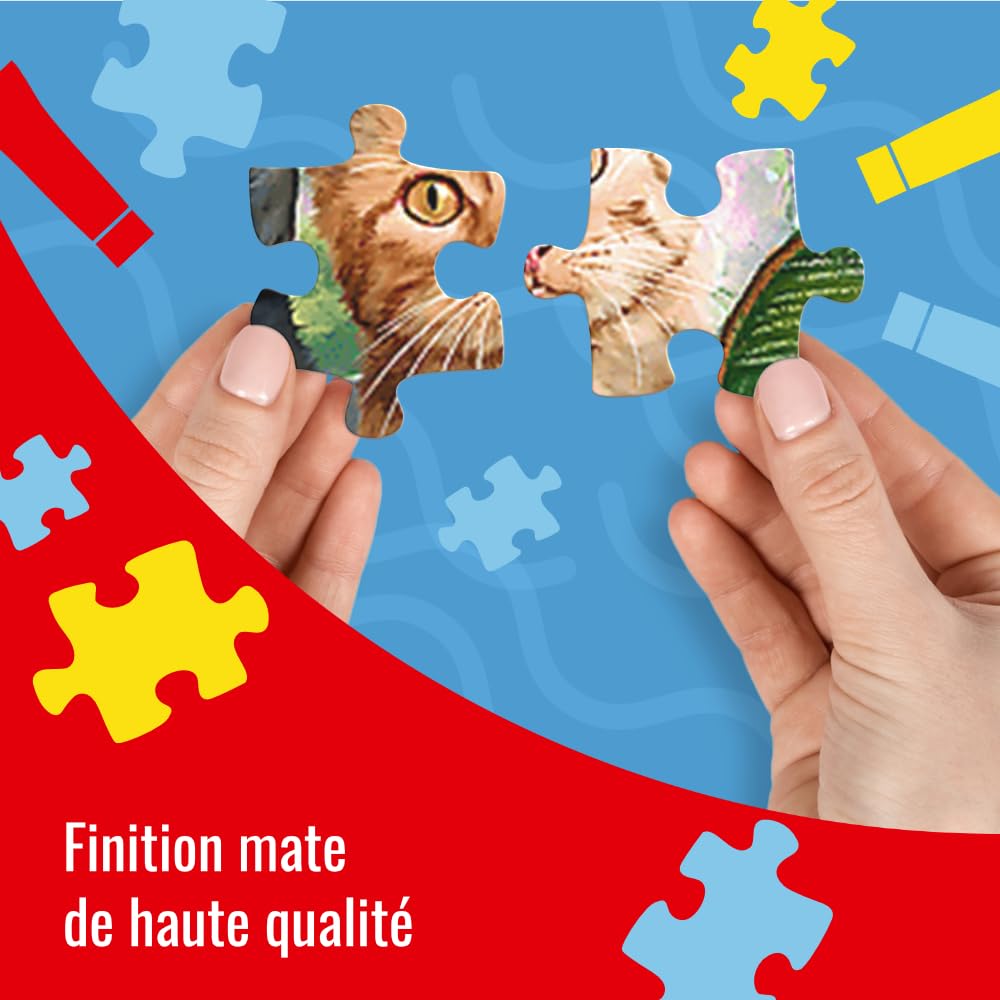 trefl-26180-beaux-chats-set-puzzle-colle-2-en-1 image 6