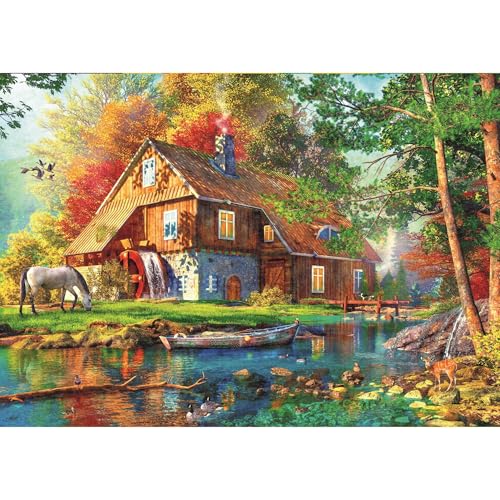 trefl-red-cottage-sur-la-rivi-re-puzzle-500-pi-ces-peinture image 8