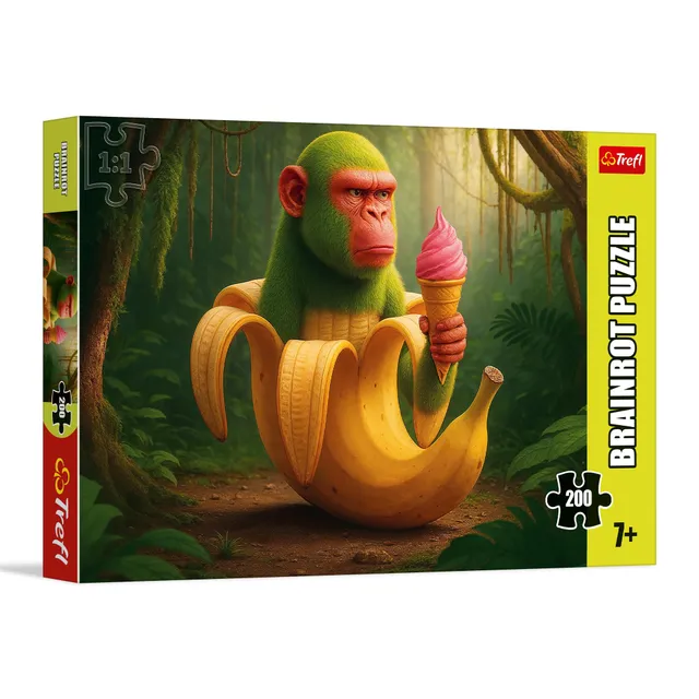 trefl-red-brainrots-banane-puzzle-200-pi-ces-7-ans image 1