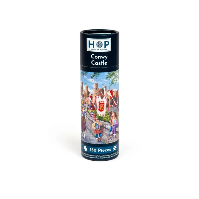 house-of-puzzles-conwy-castle-mini-puzzle-150-pi-ces-tube image 1