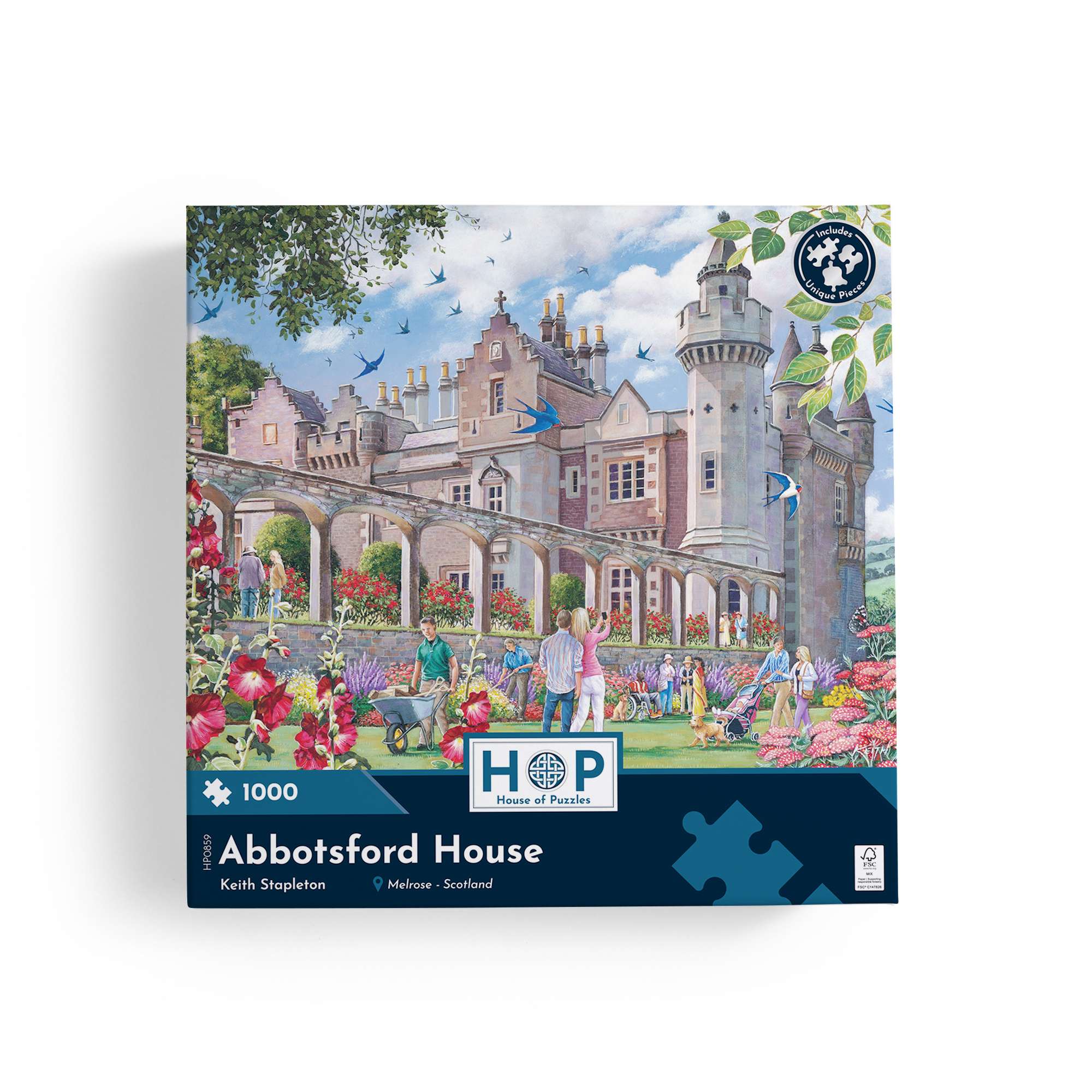 house-of-puzzles-abbotsford-house-puzzle-1000-pi-ces-cosse image 3