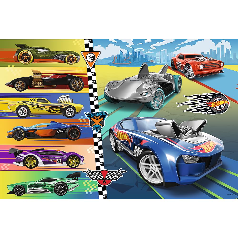trefl-red-hot-wheels-rapides-puzzle-24-maxi-d-s-3-ans-voitures image 2