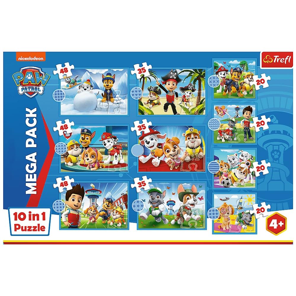 trefl-red-pat-patrouille-puzzle-10-en-1-12-48-pi-ces-enfant image 2