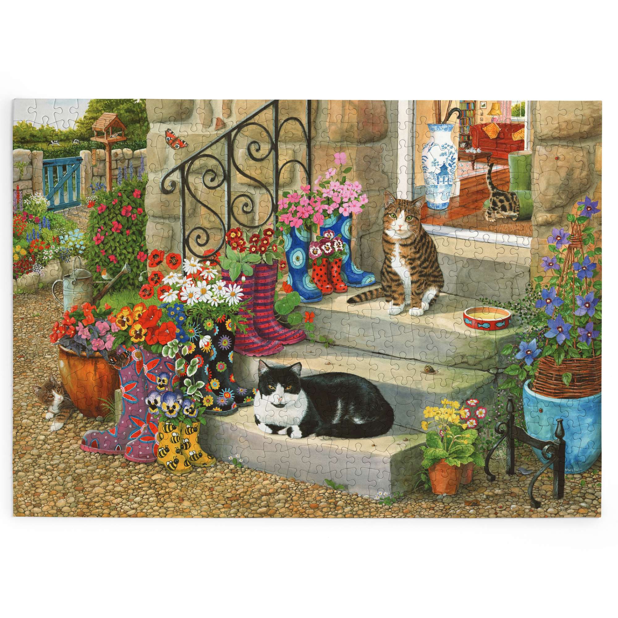 house-of-puzzles-big-500-puss-n-boots-puzzle-500-pi-ces-chat image 2