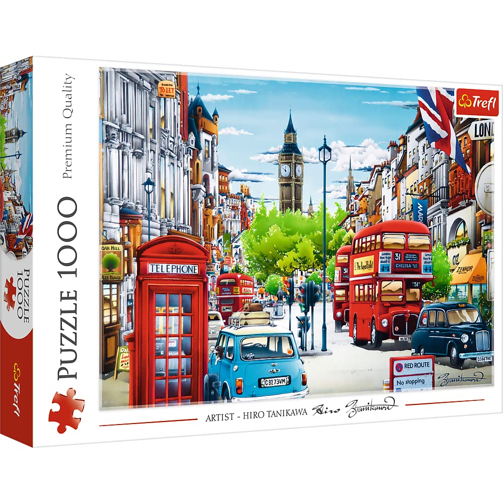 trefl-red-rue-de-londres-puzzle-1000-pi-ces-big-ben image 1