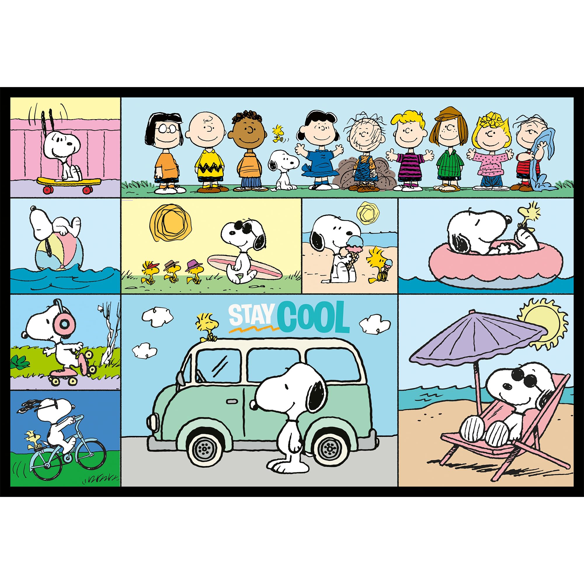 trefl-red-peanuts-puzzle-4x250-pi-ces-ados-snoopy image 7