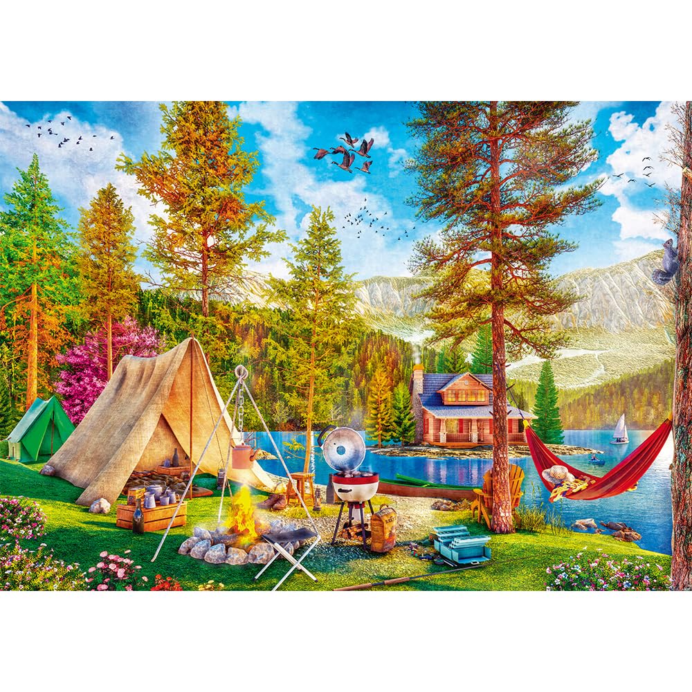 trefl-red-summertime-relax-puzzle-2x500-pi-ces-t image 3