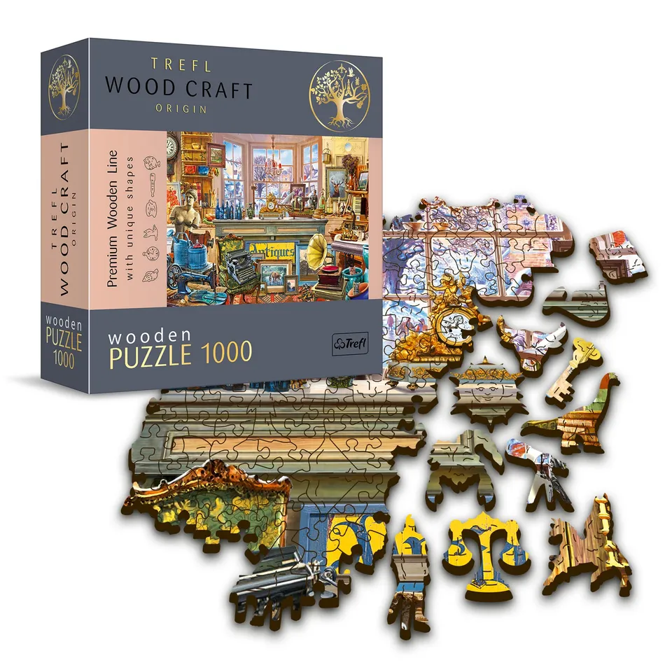 trefl-wood-craft-boutique-antique-puzzle-bois-1000-pi-ces-figures image 1