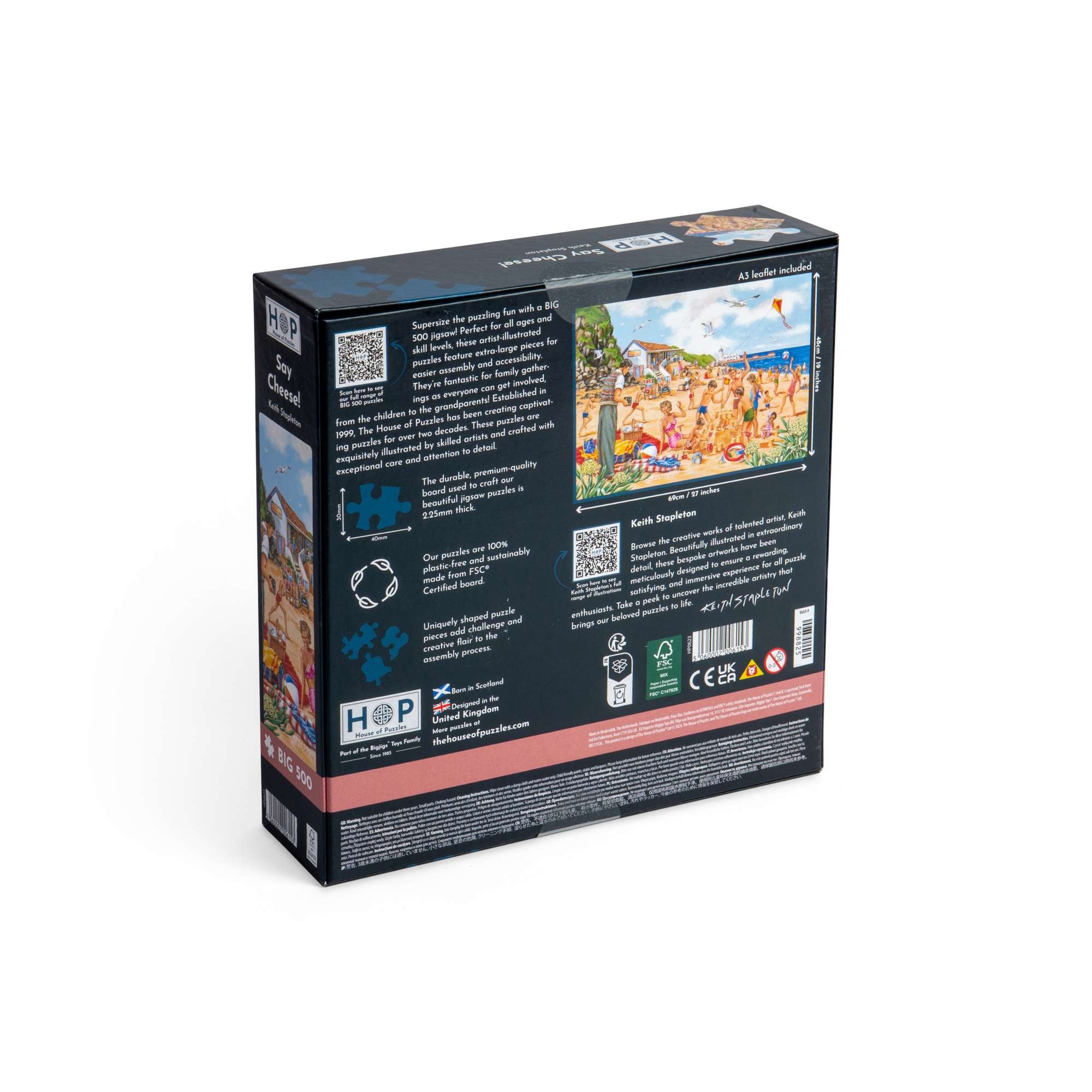 house-of-puzzles-say-cheese-puzzle-500-pi-ces-xl-plage image 3