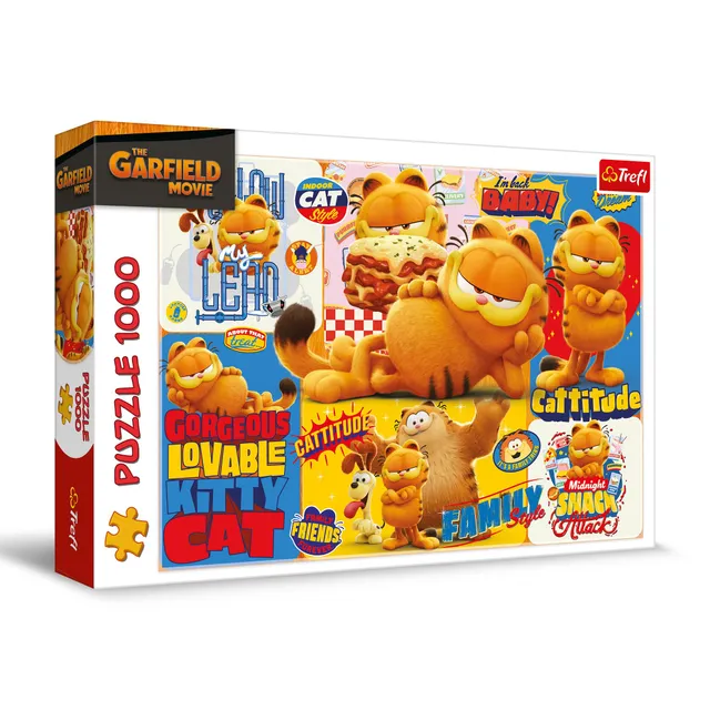 trefl-red-garfield-puzzle-1000-pi-ces-personnages-film image 1