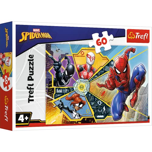 trefl-red-spider-man-toile-puzzle-60-pi-ces-enfant-4-ans image 7