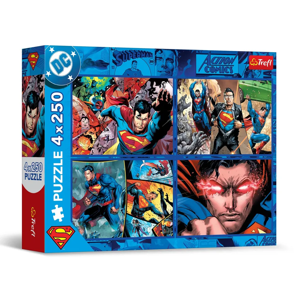 trefl-red-superman-puzzle-4x250-p-courage-de-superman-ado image 1