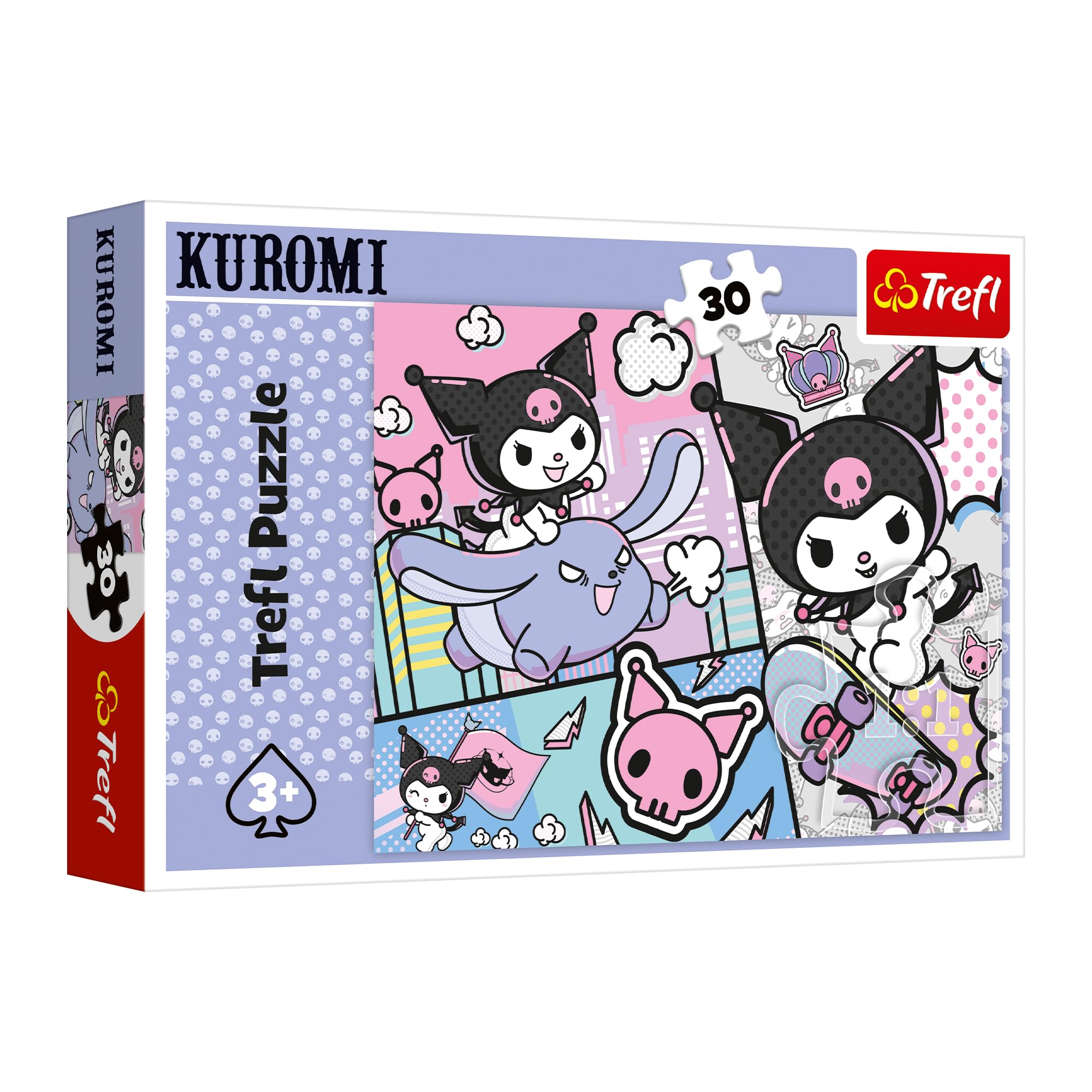 trefl-red-kuromi-fun-with-kuromi-puzzle-30-pi-ces-3-ans image 1