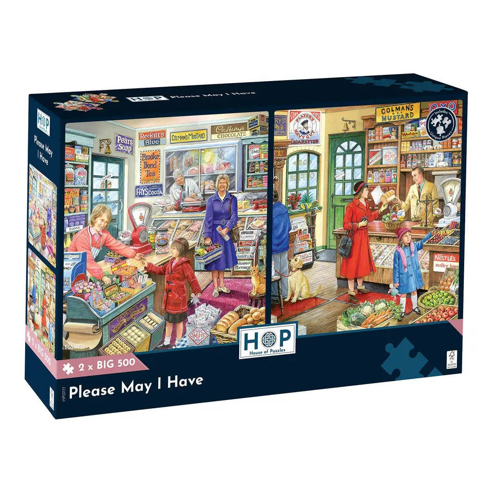 house-of-puzzles-multi-pack-puzzle-please-may-i-have-2x500-pi-ces image 1
