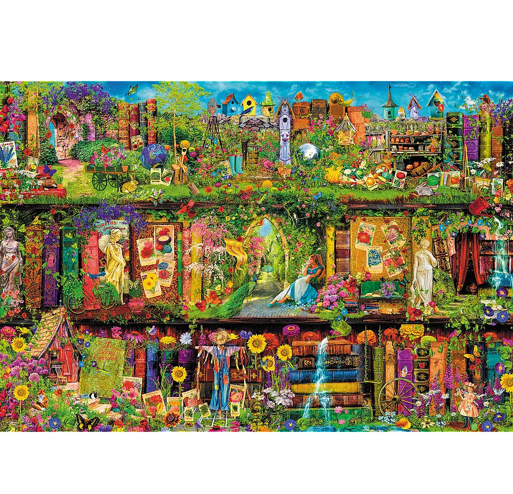 trefl-red-biblioth-que-f-erique-puzzle-1500-pi-ces image 2