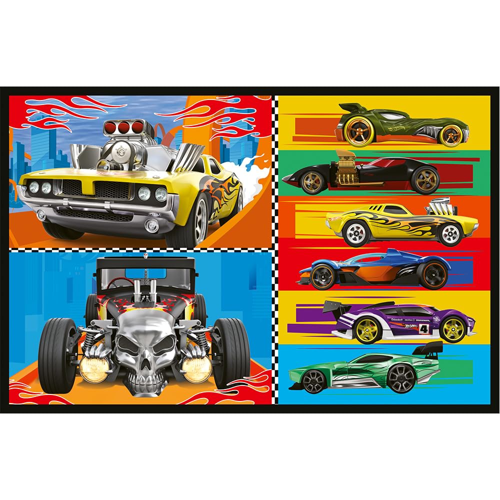 trefl-red-hot-wheels-puzzle-2x70-pi-ces-d-s-4-ans image 2