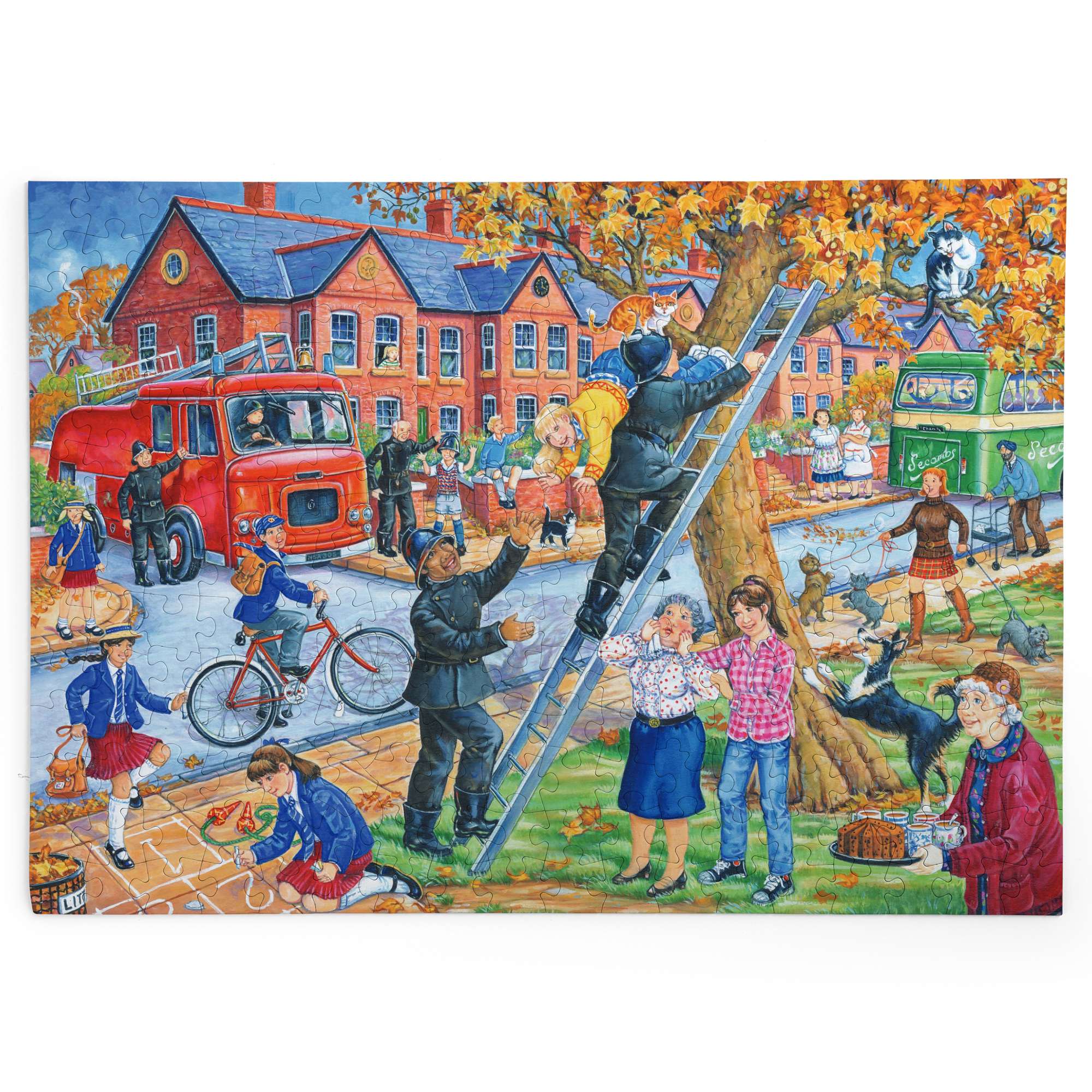 house-of-puzzles-saving-miss-kitty-puzzle-250-extra-larges-famille image 2