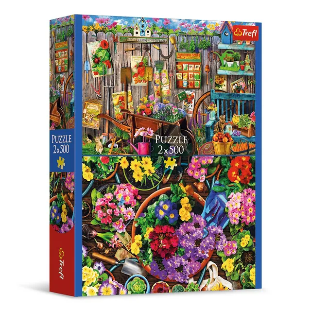 trefl-red-m-nages-jardin-puzzle-2x500-pi-ces-lot-2 image 1