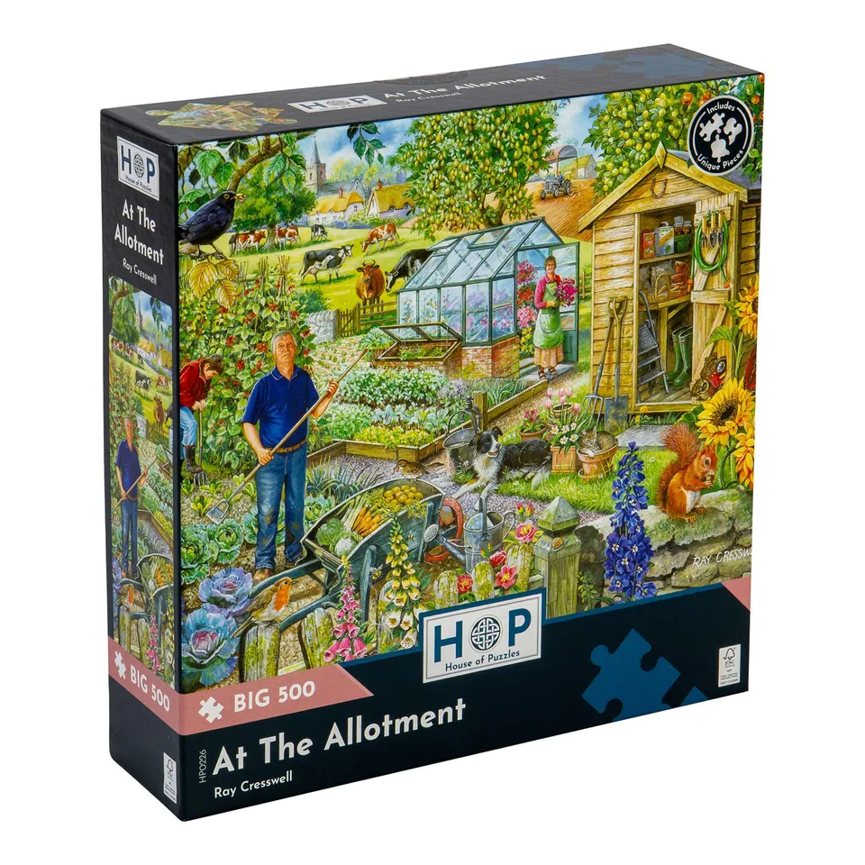 house-of-puzzles-big-500-at-the-allotment-puzzle-500-pi-ces-jardin image 1