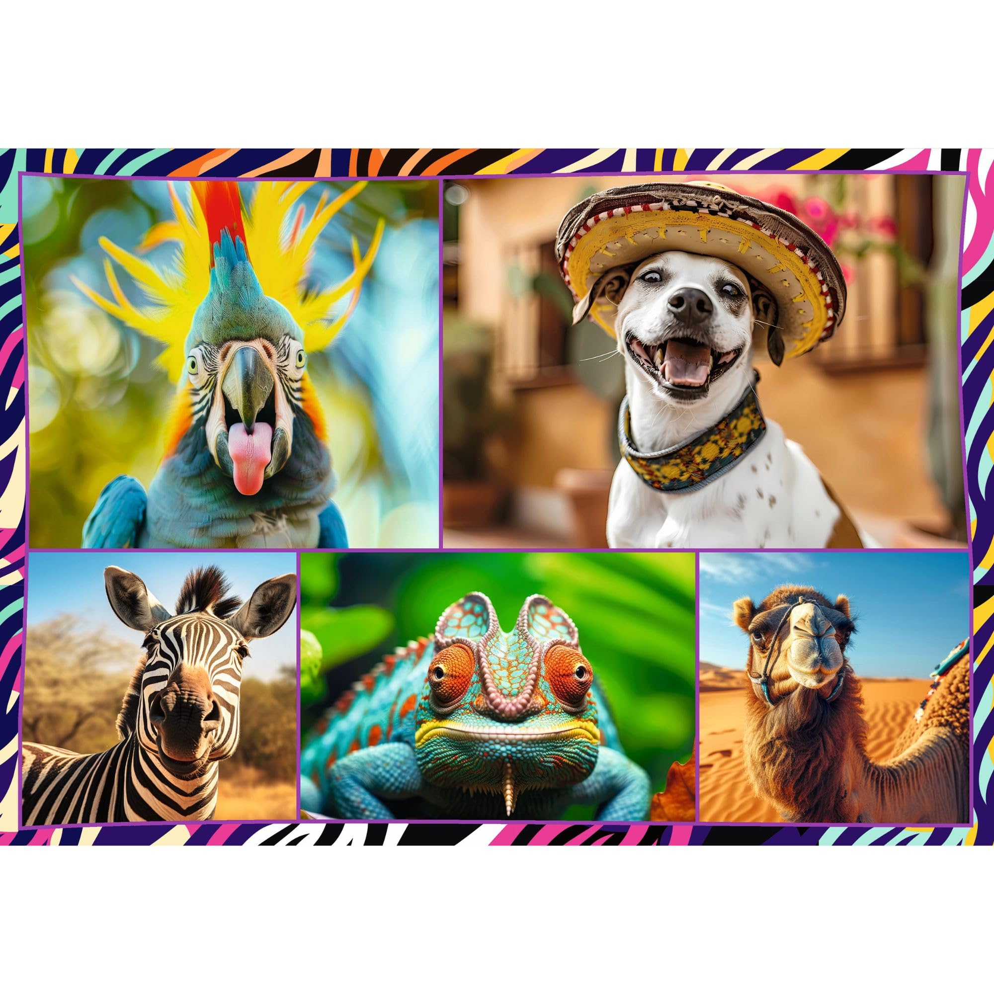 trefl-red-animaux-dr-les-puzzle-4-en-1-4x250-pi-ces image 7