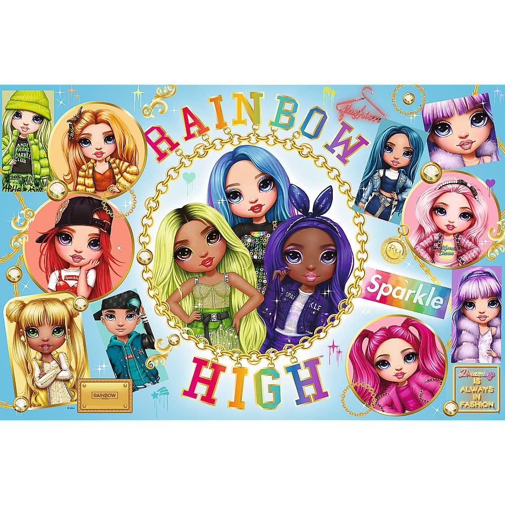 trefl-junior-rainbow-high-puzzle-160-xl-super-shape-6-ans image 2