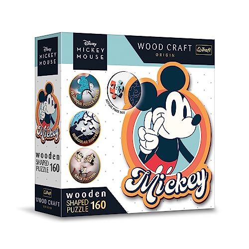 trefl-wood-craft-mickey-puzzle-bois-contour-160-pi-ces image 8