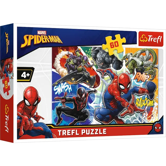 trefl-red-marvel-spiderman-puzzle-60-pi-ces-d-s-4-ans image 1