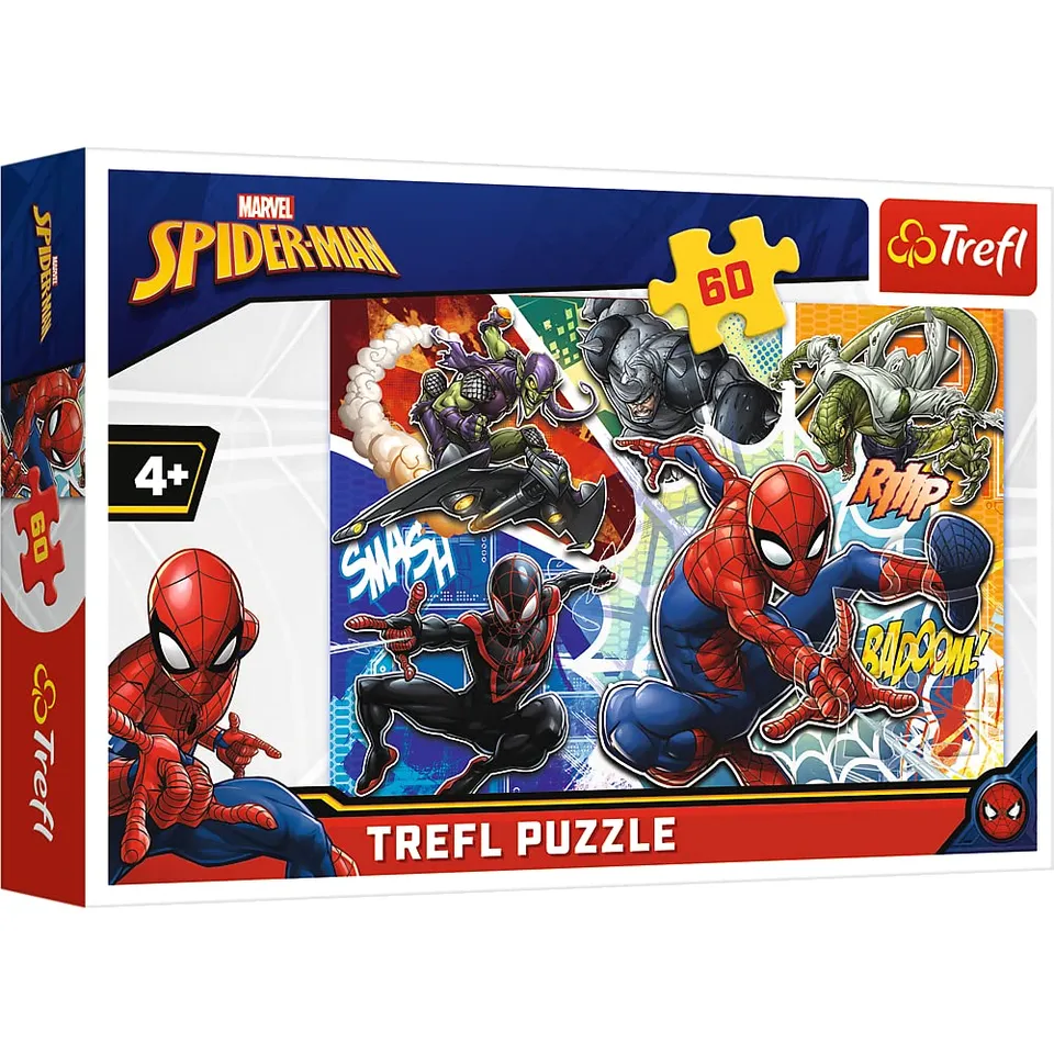 trefl-red-marvel-spiderman-puzzle-60-pi-ces-d-s-4-ans image 1