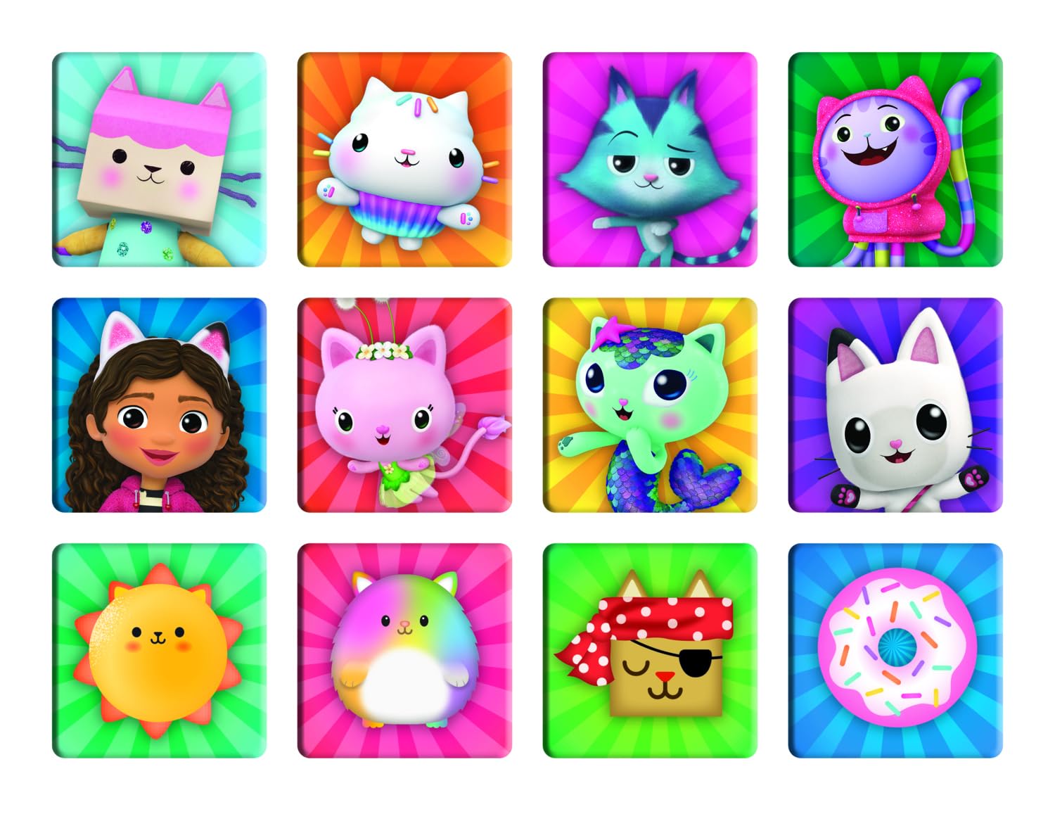 trefl-gabby-maison-magique-puzzle-enfant-2-en-1-memory image 4