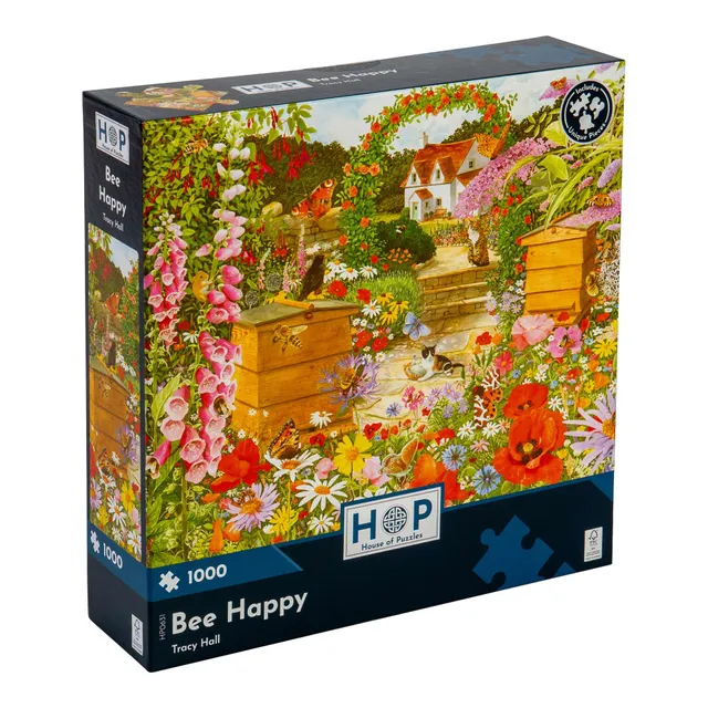 house-of-puzzles-1000-puzzle-1000-pi-ces-bee-happy image 1