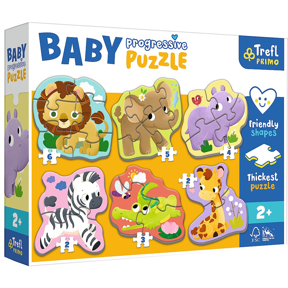 trefl-baby-primo-safari-puzzle-b-b-6-puzzles-2-ans image 1