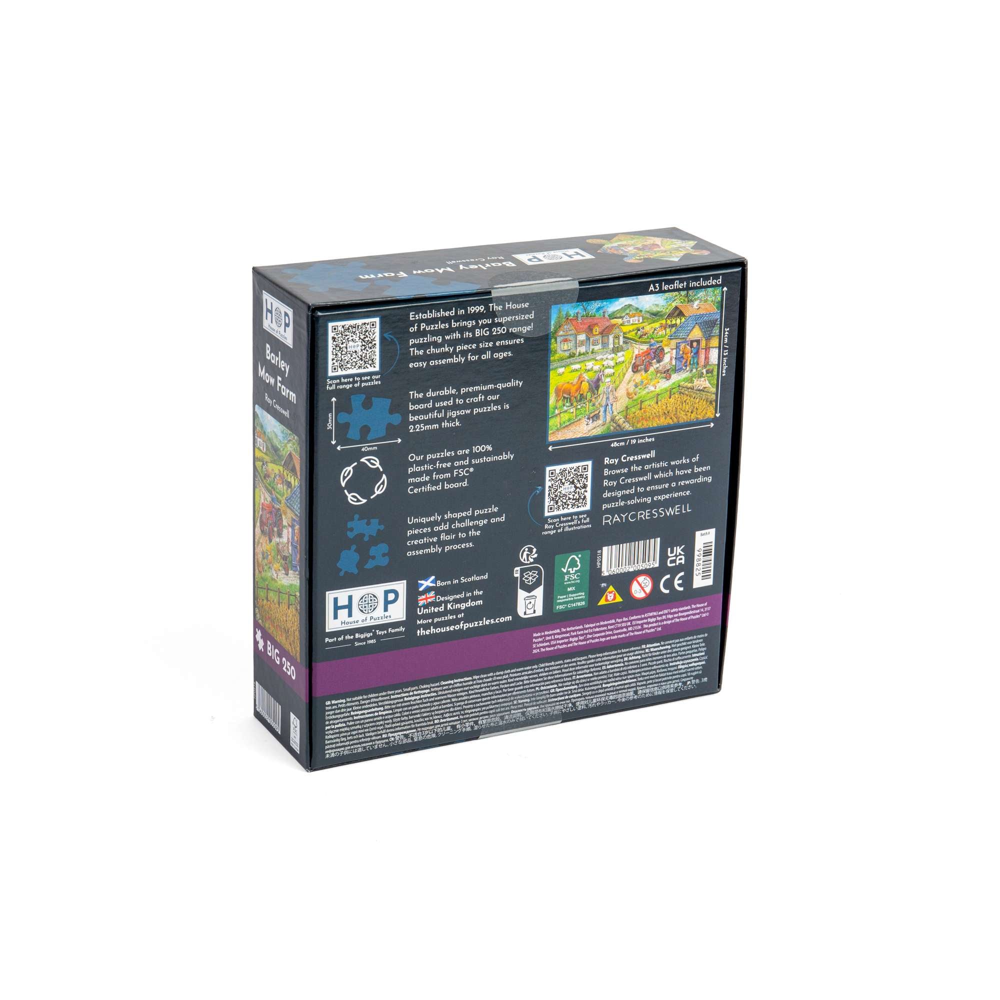 house-of-puzzles-barley-mow-farm-puzzle-big-250-pi-ces-ferme image 3