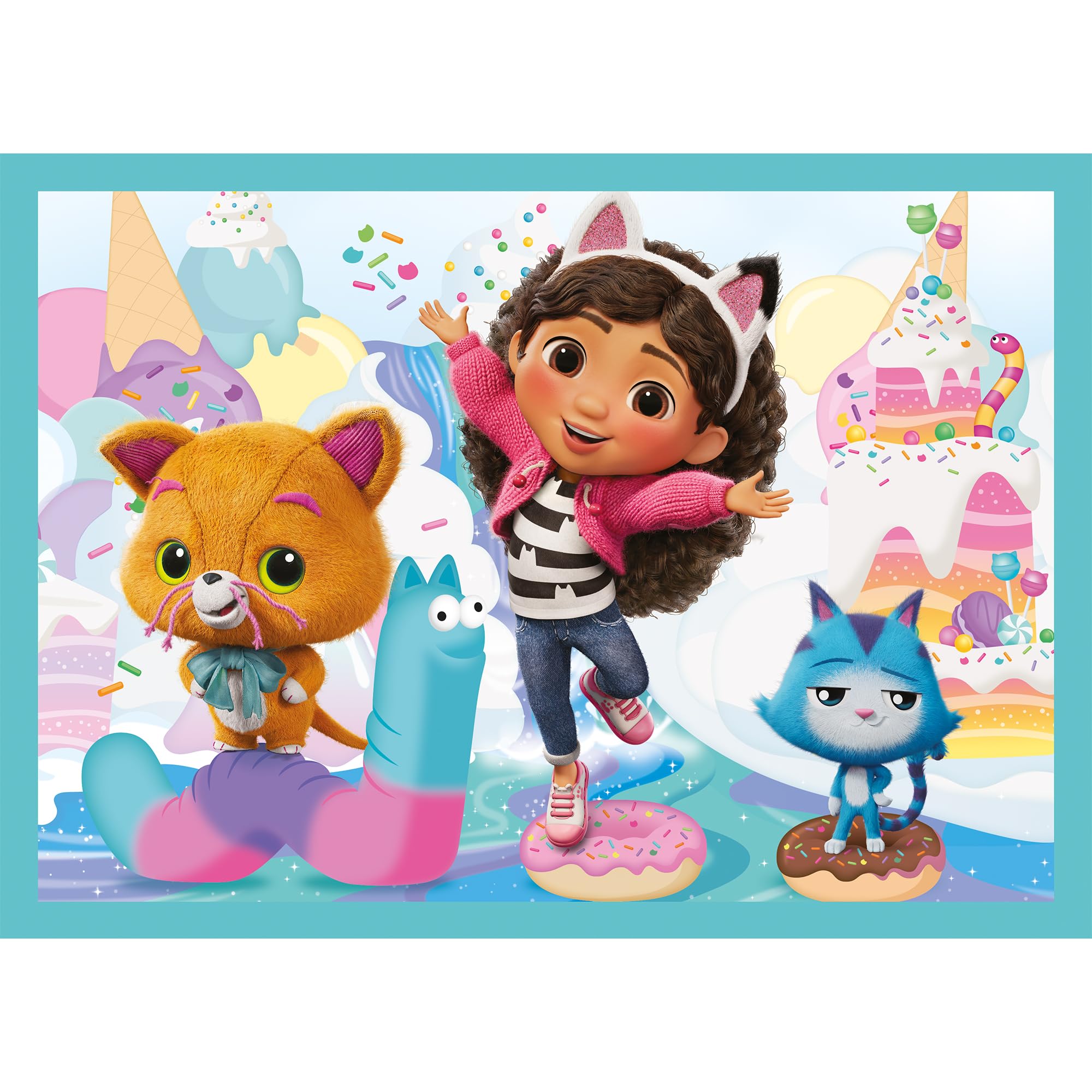 trefl-red-gabby-s-dollhouse-puzzle-4-en-1-35-70-pi-ces image 2