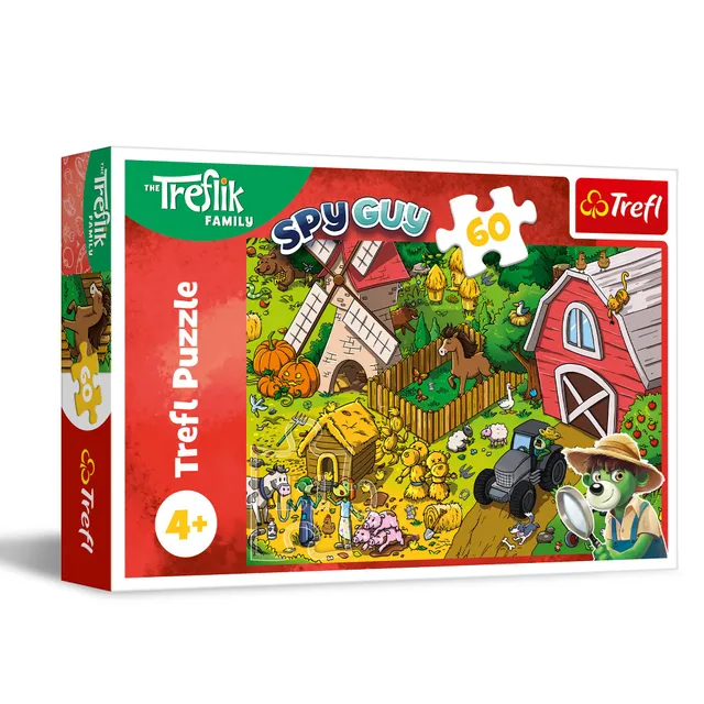 trefl-the-treflik-family-puzzle-60-pi-ces-ferme-4-ans image 1