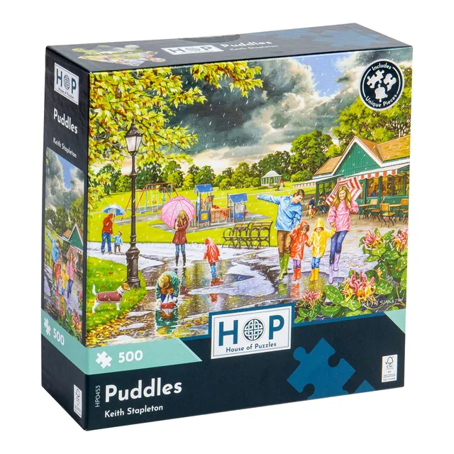 house-of-puzzles-puzzle-500-pi-ces-puddles-d-butant-34x48 image 1