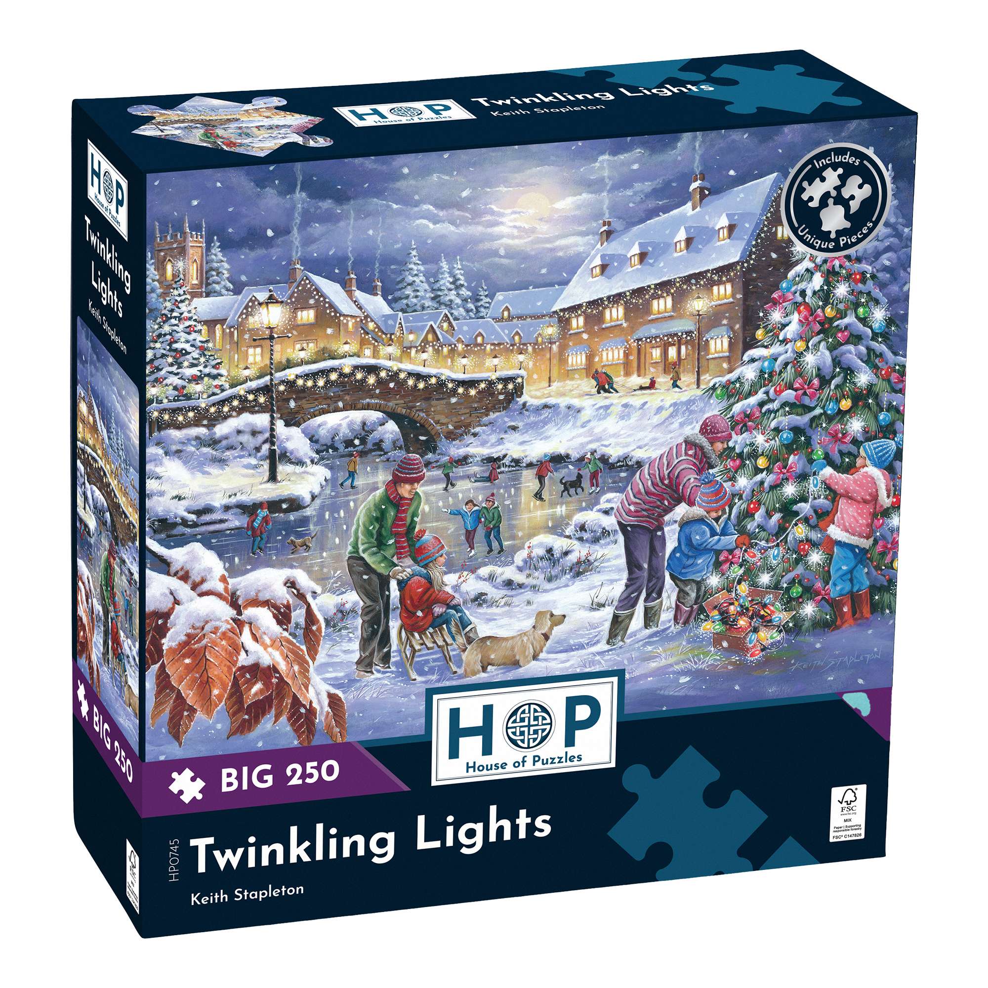 house-of-puzzles-big-250-puzzle-250-pi-ces-twinkling-lights image 1