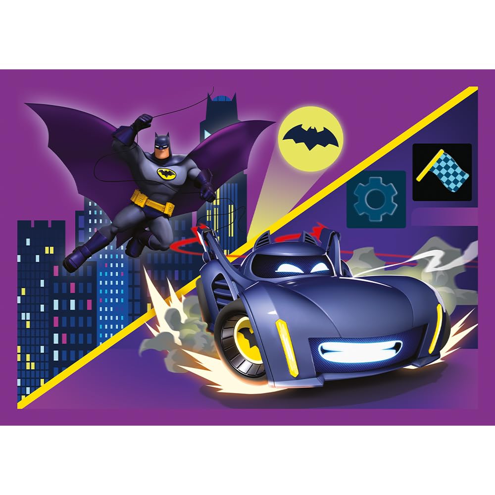 trefl-red-batwheels-puzzle-4-en-1-enfant image 6
