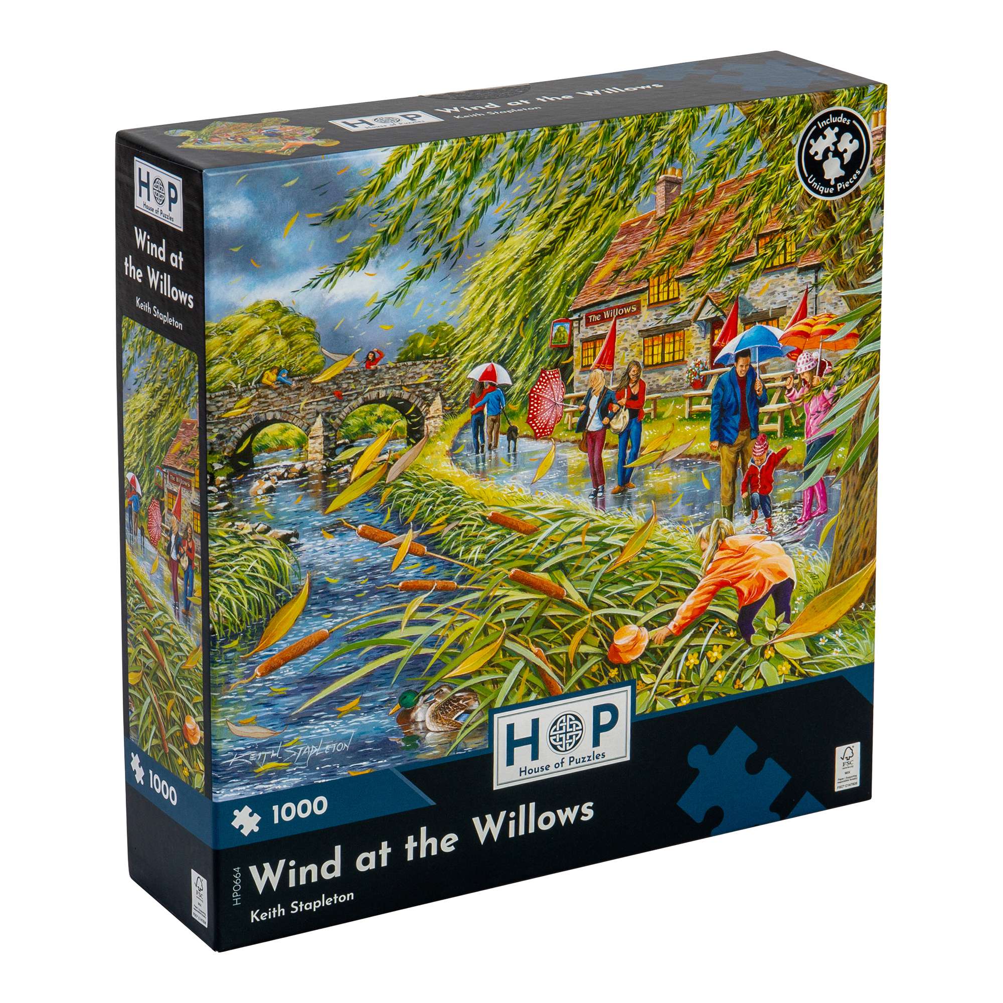 house-of-puzzles-wind-at-the-willows-puzzle-1000-pi-ces-nuit image 1