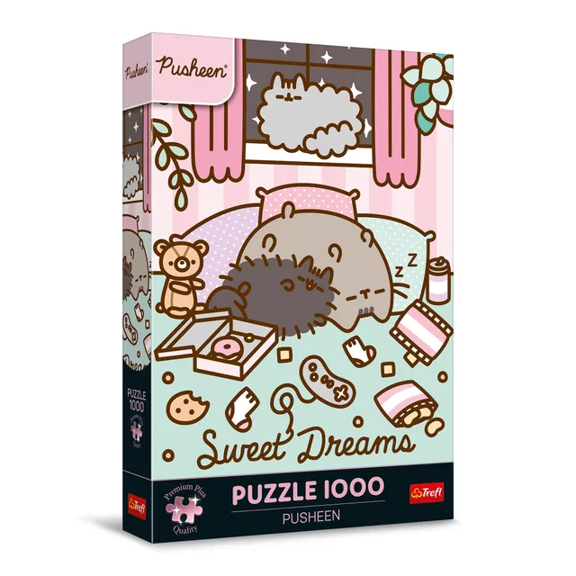 trefl-premium-plus-pusheen-1000-pi-ces-puzzle-adulte-chat image 1