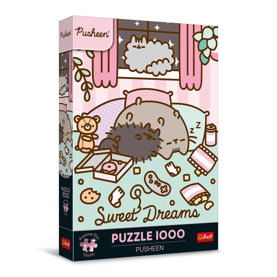 trefl-premium-plus-pusheen-1000-pi-ces-puzzle-adulte-chat image 1