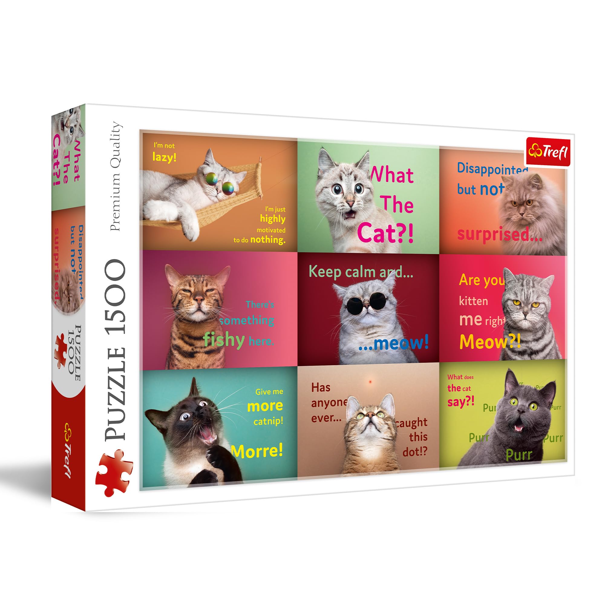 trefl-portraits-chats-puzzle-1500-pi-ces-adulte-12-ans image 1